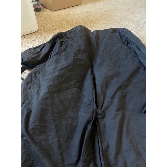 London Fog Men's Thermal Insulated Long Pea Coat Overcoat *Flaw* Size 42 Winter - Picture 6 of 7